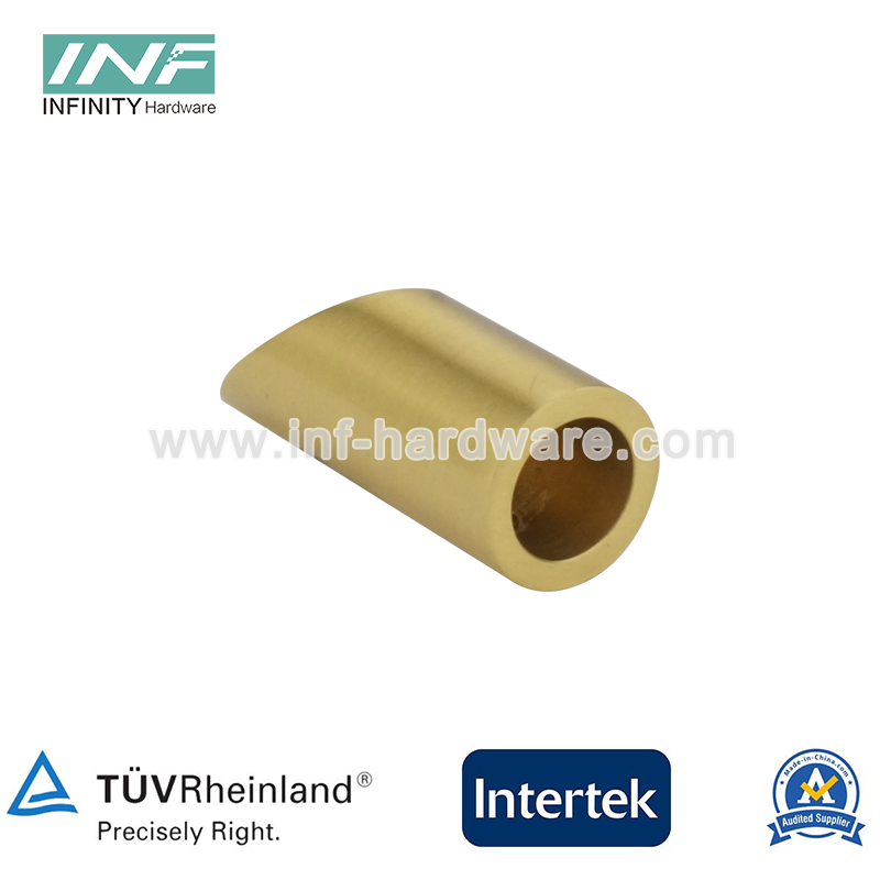 Glass door to tube connector shower room pipe connector fittings