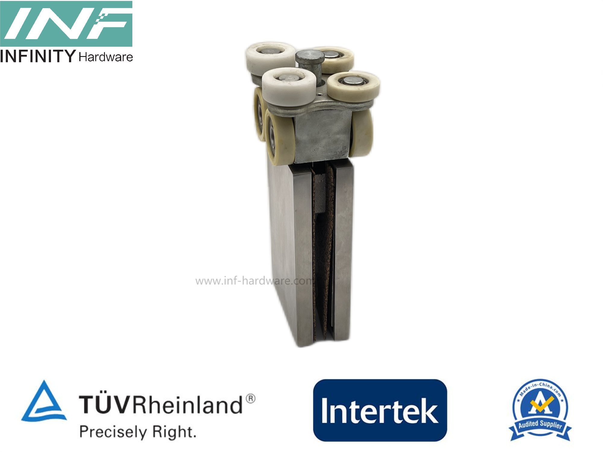 Heavy Duty Sliding Folding Glass Door System Top Hinge with Roller Guide