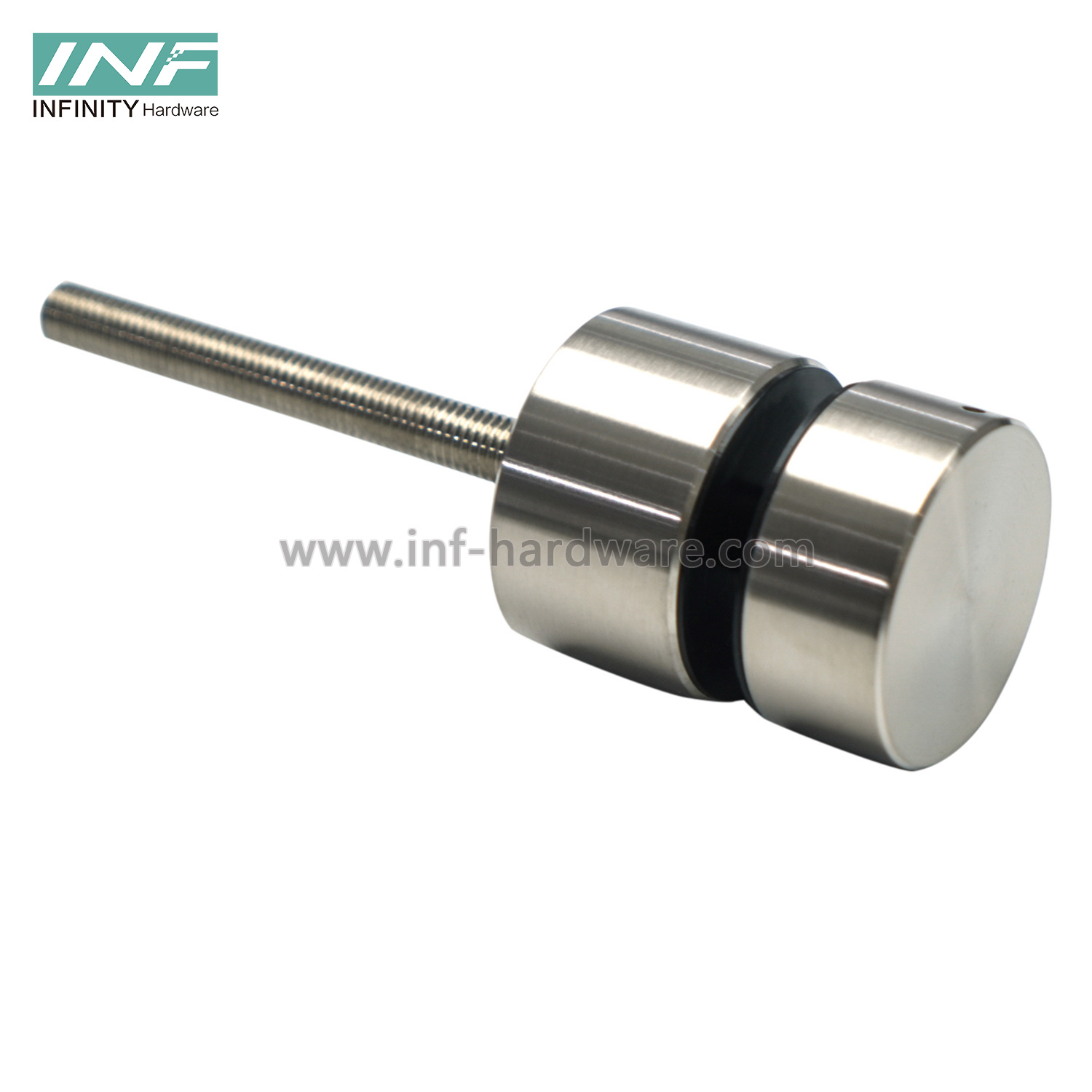 Glass Fitting Stainless Steel Double Pin Fitting Round Solid Standoff