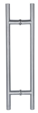 Stainless Steel Polished Double Side Tempered Glass Door Pull Handle Shower Room Handle