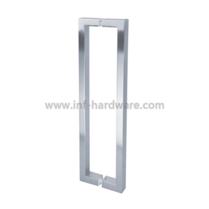 Double Stainless Steel Square Door Pull Handle